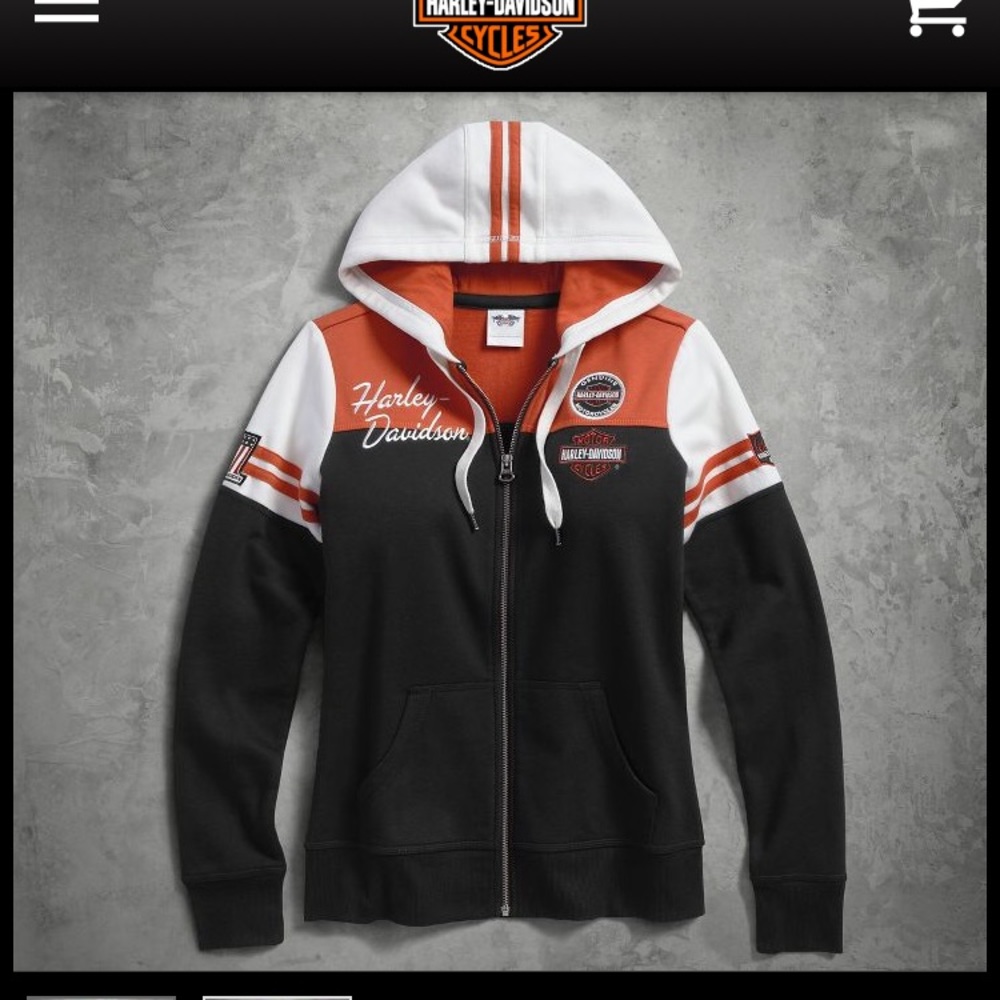 Harley Davidson Colorblock Sweatshirt